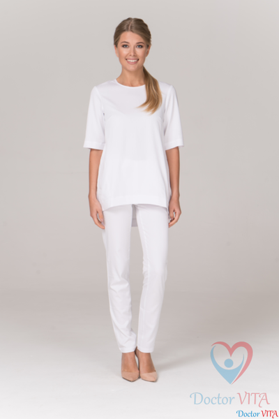 ТУНИКА МЕДИЦИНСКАЯ DR.SUPER "HELEN" БЕЛАЯ
