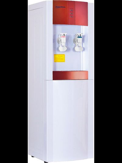 Кулер для воды Aqua Work 16-LD/EN бело-красный, с нагревом и с электронным охлаждением