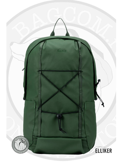 Elliker Kiln Hooded Zip Top 22L Green вид спереди