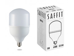 Saffit высокомощн. 50W(4600lm) E27-E40 6400K 6K 190x120 SBHP1050 55095