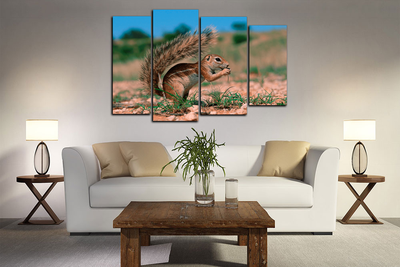 Модульная картина "Маленький грызун"