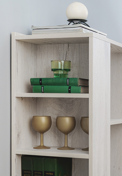 Гостиная ФЛЕКС - ФЛЕКС 26 Стеллаж боковой Дуб Шавиниган