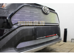Защита радиатора Toyota Rav4 2019- chrome верх