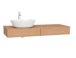 Модуль под раковину с выдвижным ящиком, Vitra Origin, 120 см, левосторонний, дуб, 65681