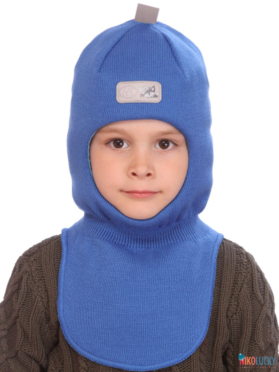 Шапка-шлем "NK"   20101-01, цвет ярко-синий р. 48-50