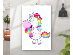 Перекидной календарь Единорог №21