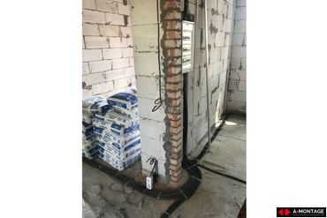 Электромонтаж, 2-этажный дом, п. Волгарь