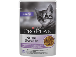 Корм Pro Plan Nutrisavour для котят с индейкой в соусе 85 г