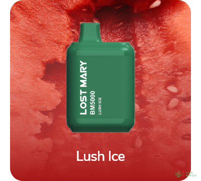 Одноразовая электронная сигарета LOST MARY BM5000, 2%, 14 мл, 650 мАч, 5000 затяжек (Lush Ice)