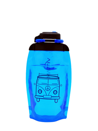 Складная бутылка для воды арт. B050BLS-1402 с рисунком