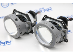 Набор Bi-Led линз Kia Magentis 2 MG (2005 - 2010) Aozoom A3+ MAX 2020 Intelligent New с переходными рамками (ремкомплект)