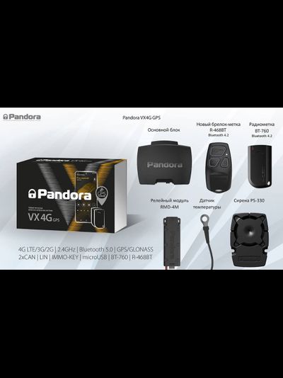 Автосигнализация Pandora VX 4G GPS v3