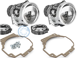 Комплект Hella 3R с рамками для замены штатных линз автомобиля Acura MDX (2006-2013 г.в.)