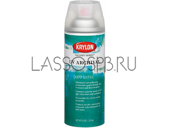 Krylon UV Archival Varnish Satin лак защитный полуматовый 311 г