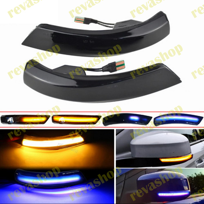 Светодиодные поворотники Ford Focus 2 3 Mondeo 4, цвет неоновый- желтый