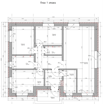 Одноэтажный дом с тремя спальнями 90м² (S96)