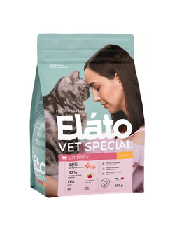 Elato (Элато) Vet Special Urinary диетический корм для кошек с заболеваниями МКБ с курицей 300 г