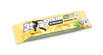 (Protein Rex) Протеиновый батончик STRONG - (100 гр) - (банан)