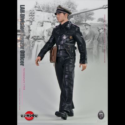 ПОМЯТ УГОЛОК - Немецкий танкист  - Коллекционная фигурка 1/6 scale WWII SS LSSAH Panzer (UD9027) - UJINDOU