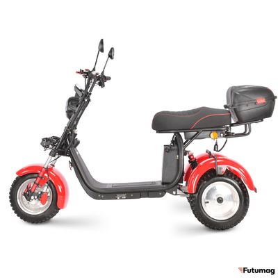 Электроскутер WHITE SIBERIA IKRA 5000W RED трицикл