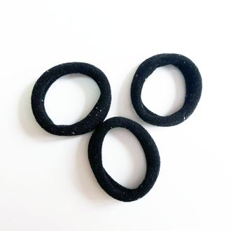 Резинки бесшовные 30 мм, цвет черный