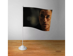Флажок настольный Jean-Claude Van Damme, Жан-Клод Ван Дамм №7