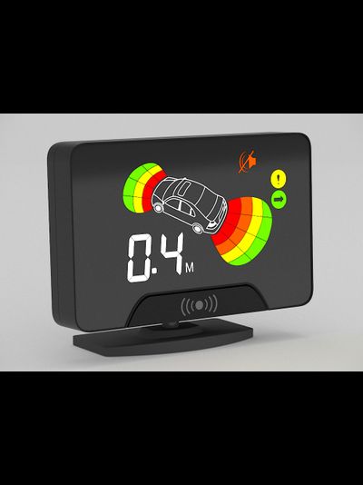 LCD-18 Truck  (Парктроник - 8 датчиков с удлиненными проводами до 7,6 метров)