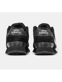 New Balance 574 Winter Black с мехом
