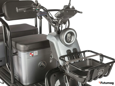 Электротрицикл Wanshida UM+ 60V 1000Вт серый