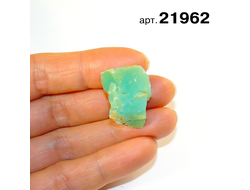 Хризопраз натуральный (необработанный) Казахстан арт.21962: 4,6г - 25*17*10мм