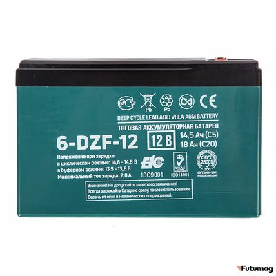 Тяговый аккумулятор Eltreco 6-DZF-12 (12V13A/H C3)