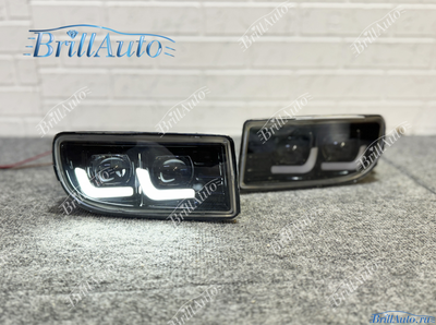 Противотуманки Land Cruiser 100 яркие с линзами