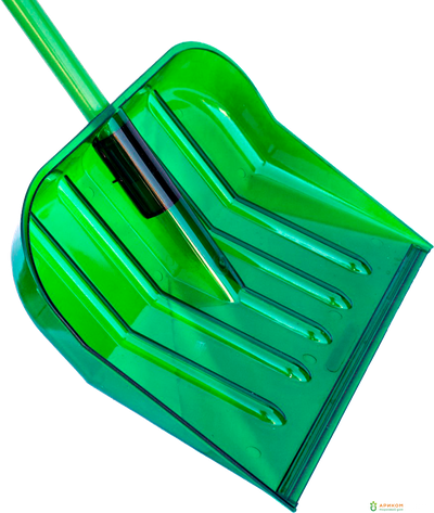 ЛОПАТА СНЕГОВАЯ ИЗ ПОЛИКАРБОНАТА 515*375 №2 ЦВЕТНАЯ D-36ММ