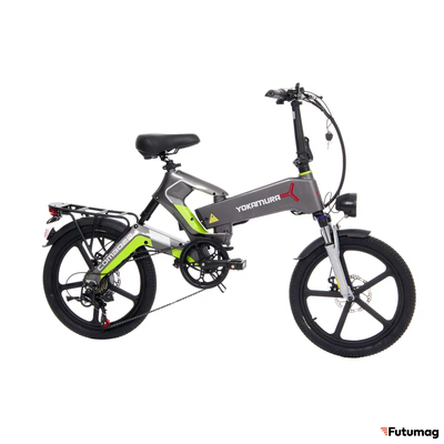 Электровелосипед Yokamura Combo 20 2.0 Grey Black