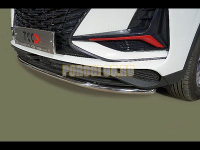 Защита передняя нижняя 42,4 мм ТСС для Changan CS75 plus 2WD 1.5T 2023-