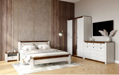 Даллас спальня Тумба с ящ Дуб Винтерберг / Таксония ш*г*в 550? 400? 385мм