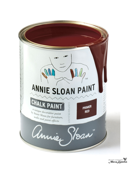 Primer Red Chalk Paint ® Annie Sloan банка с краской