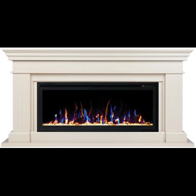 Линейный электрокамин Ontario WT с очагом Saphir 42