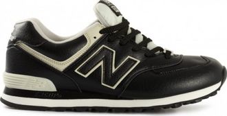 New Balance 574 Black Leather