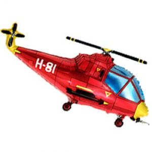 Вертолет Красный