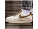 Nike Air Force 1 Low Beige/Brown с мехом