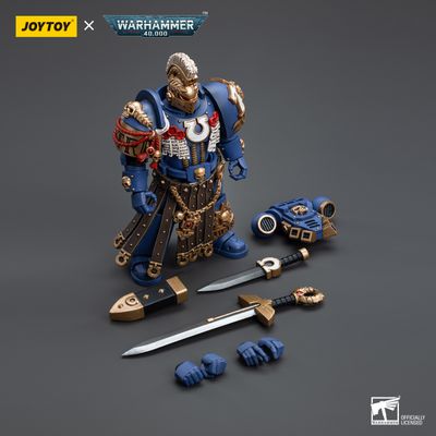 Чемпион Почетной Стражи Ультрамаринов (Warhammer 40k) - КОЛЛЕКЦИОННАЯ ФИГУРКА 1/18 Ultramarines Honour Guard Chapter Champion (JT6526) - JOYTOY