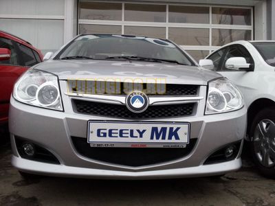 Защита радиатора Geely MK black