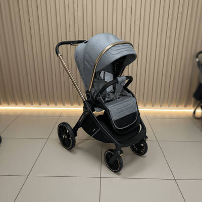 Детская коляска Luxmom 788 (реверсивный блок) Серый