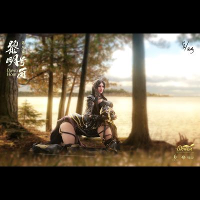 ПОСЛЕ ОБЗОРА - Эльфийка-кентавр - КОЛЛЕКЦИОННАЯ ФИГУРКА 1/6 Centaur Elf - Dawn Horn (LXF2309A) - LUCIFER