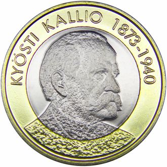 5 евро Президенты Финляндии. Кюёсти Каллио, 2016 год