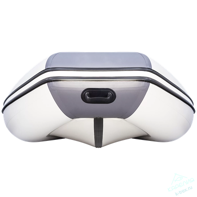 Лодка ПВХ Мастер Лодок Ривьера Компакт 3600СК "Комби" Св.Серый / Графит