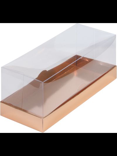 Коробка под рулет/полено с пр. кр. Премиум (золото), 300*120*120мм