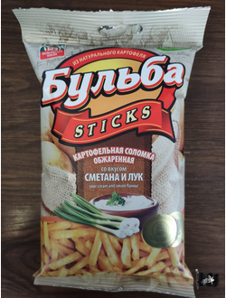 Соломка "Бульба" 75 гр. Сметана и лук