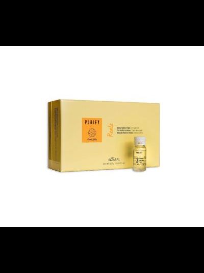 Kaaral Purify Reale Vials Интенсивный восстанавливающий несмываемый лосьон для поврежденных и обезвоженных волос, 12*10 мл